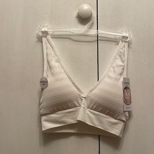 Jockey, Small, White, Bralette, removable cups, wire-free